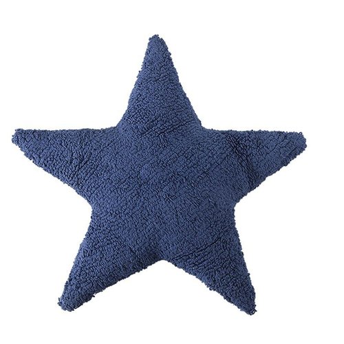 Cojín Estrella Azul Marino Lorena Canals