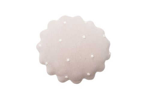 Cojín Lavable Round Biscuit Pink Lorena Canals