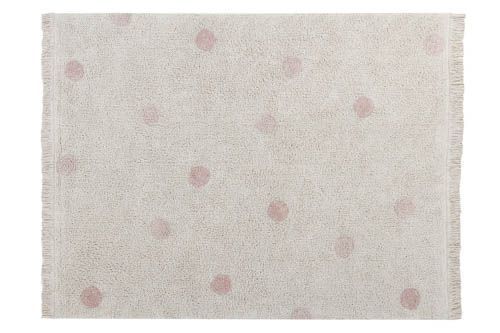 Alfombra Lavable Hippy Dots Natural - Vintage Nude Lorena Canals